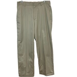 Jos A Banks Chino Pants Stay Cool 32 Neutral Straight 100% Cotton Work Inseam 26